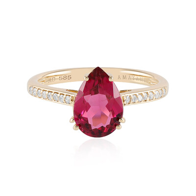 14K Rubellite Gold Ring (AMAYANI)