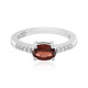 Indian Garnet Silver Ring