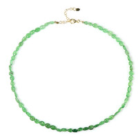 Tanzanian Tsavorite Silver Necklace (Riya)