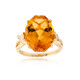 14K Citrine Gold Ring (Smithsonian)