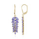 Tanzanite Silver Earrings