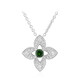 Russian Diopside Silver Necklace