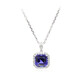 18K AAA Tanzanite Gold Necklace (CIRARI)