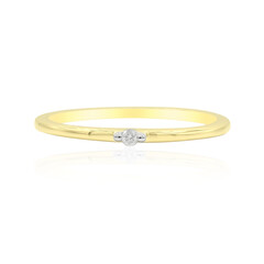 9K SI2 (G) Diamond Gold Ring