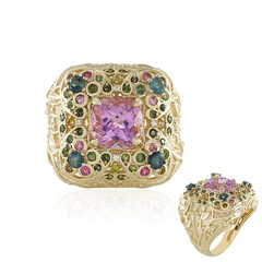 14K Patroke Kunzite Gold Ring (de Melo)