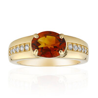 Madeira Citrine Silver Ring