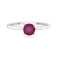 Madagascar Pink Sapphire Platinum Ring