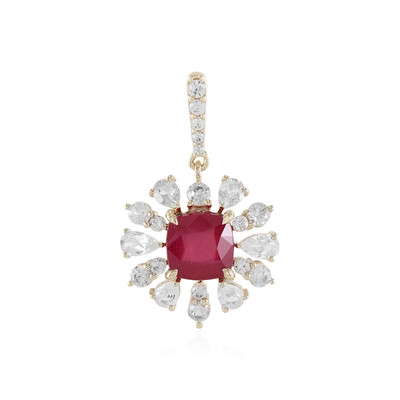 9K Bemainty Ruby Gold Pendant (Adela Gold)