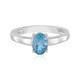 Swiss Blue Topaz Silver Ring