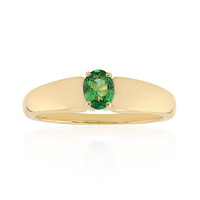 9K AAA Kenya Tsavorite Gold Ring