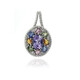 Rose de France Amethyst Silver Pendant