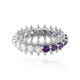 Zambian Amethyst Silver Ring (Dallas Prince Designs)