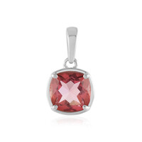 Sunset Quartz Silver Pendant