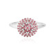 Brazilian Pink Tourmaline Silver Ring