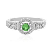 Tsavorite Silver Ring