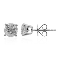 18K I1 (H) Diamond Gold Earrings (CIRARI)