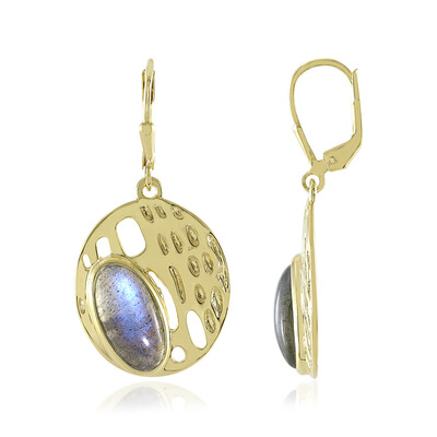 Labradorite Silver Earrings (MONOSONO COLLECTION)