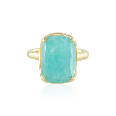 Amazonite Silver Ring