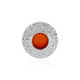 Carnelian Silver Pendant (MONOSONO COLLECTION)