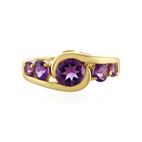 Uruguayan Amethyst Silver Ring