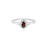 Mozambique Garnet Silver Ring