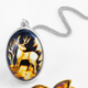 Baltic Amber Silver Pendant (dagen)