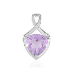 Rose de France Amethyst Silver Pendant