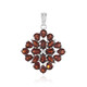 Mozambique Garnet Silver Pendant