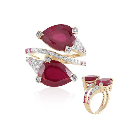 14K Madagascar Ruby Gold Ring (SUHANA)