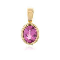 9K Nigerian Rubellite Gold Pendant (CUSTODANA)