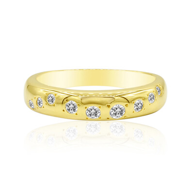 18K IF (D) Diamond Gold Ring (Annette)