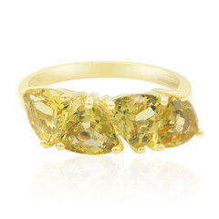 9K Heliodore Gold Ring