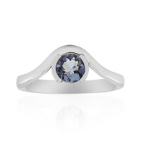 Unheated Tanzanite Silver Ring