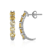 Citrine Silver Earrings