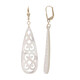 14K Mother of Pearl Gold Earrings