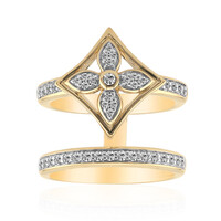 9K SI1 (G) Diamond Gold Ring