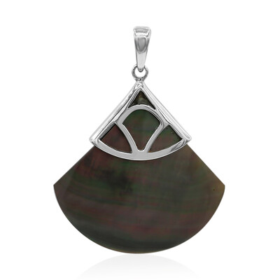 Abalone Shell Silver Pendant