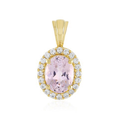 Kunzite Silver Pendant