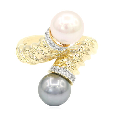 9K Tahitian Pearl Gold Ring (TPC)