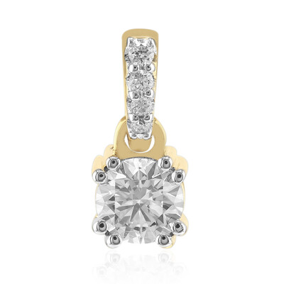 18K VVS1 (G) Diamond Gold Pendant (Annette)