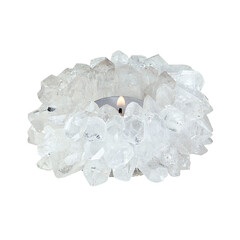 Accessory with White Quartz (Lapis Vitalis)