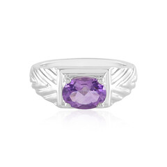 Uruguayan Amethyst Silver Ring