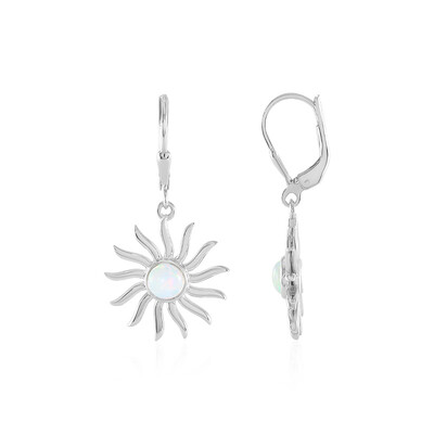 Welo Opal Silver Earrings