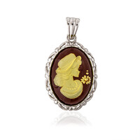 Baltic Amber Silver Pendant