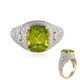 14K Kashmir Peridot Gold Ring (SUHANA)