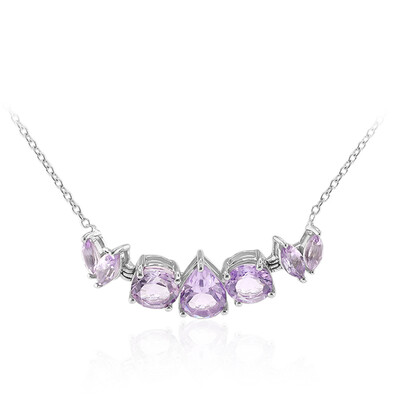 Amethyst Silver Necklace