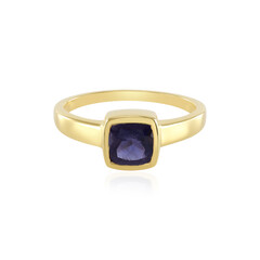 Iolite Silver Ring