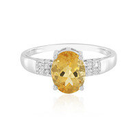 Citrine Silver Ring