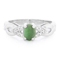 Imperial Chrysoprase Silver Ring