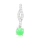 Imperial Chrysoprase Silver Pendant